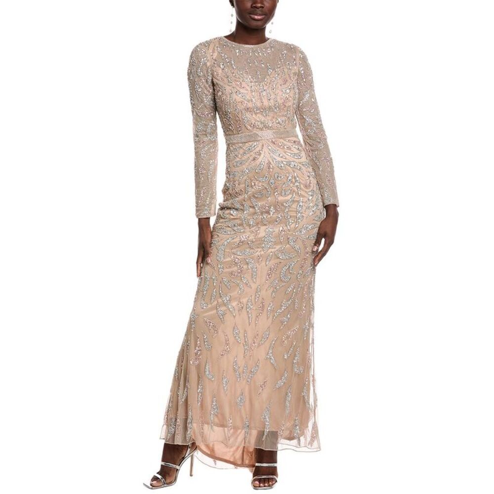 Issue New York Womens Sequin Gown